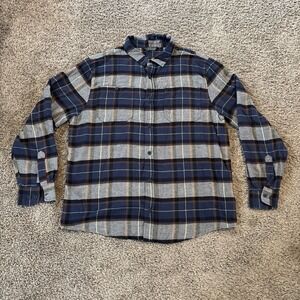 Alpine Design Mens XL‎ Flannel Shirt Button Up Plaid Long Sleeve Outdoor